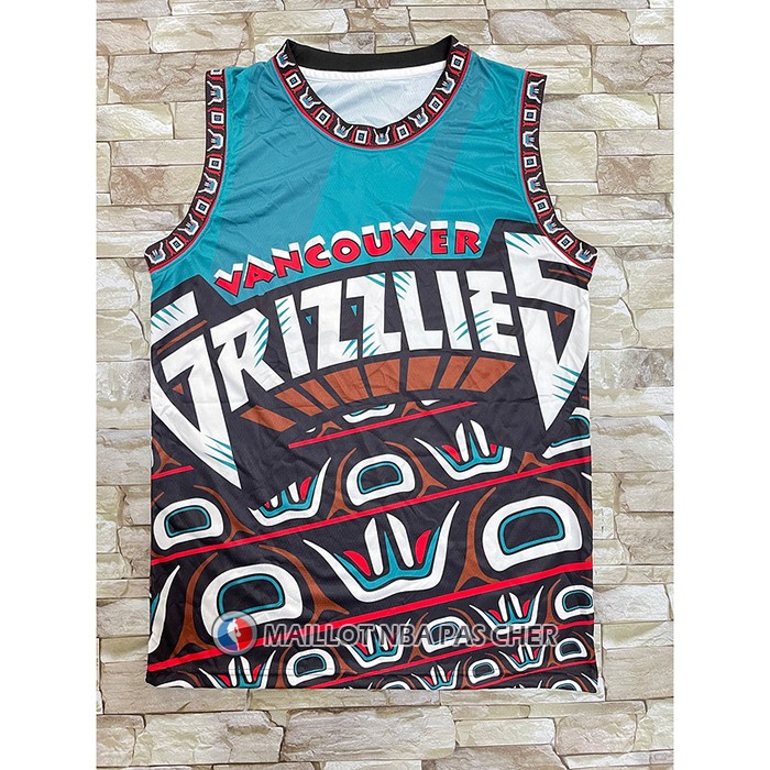 Maillot Memphis Grizzlies Ja Morant NO 12 Mitchell & Ness Big Face Vert